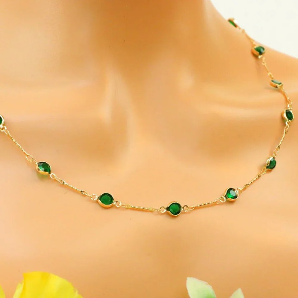 Minimalist Necklace, Sleek & Modern Design, Women’s Fashion, YC110455-N - Picture 6 of 10